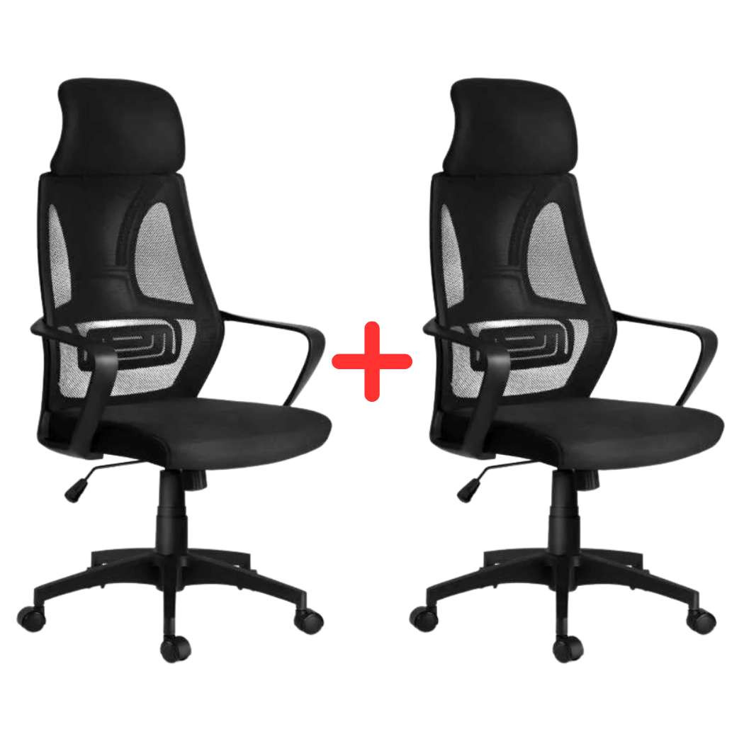 Kancelářská židle Praga 1+1 ZDARMA - černá