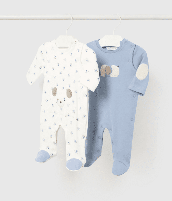 Mayoral  set 2 kusů chlapeckých novorozeneckých overalů 2796 - 79 Velikost: 75