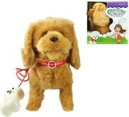 Lamps Pejsek hnědá na kabel