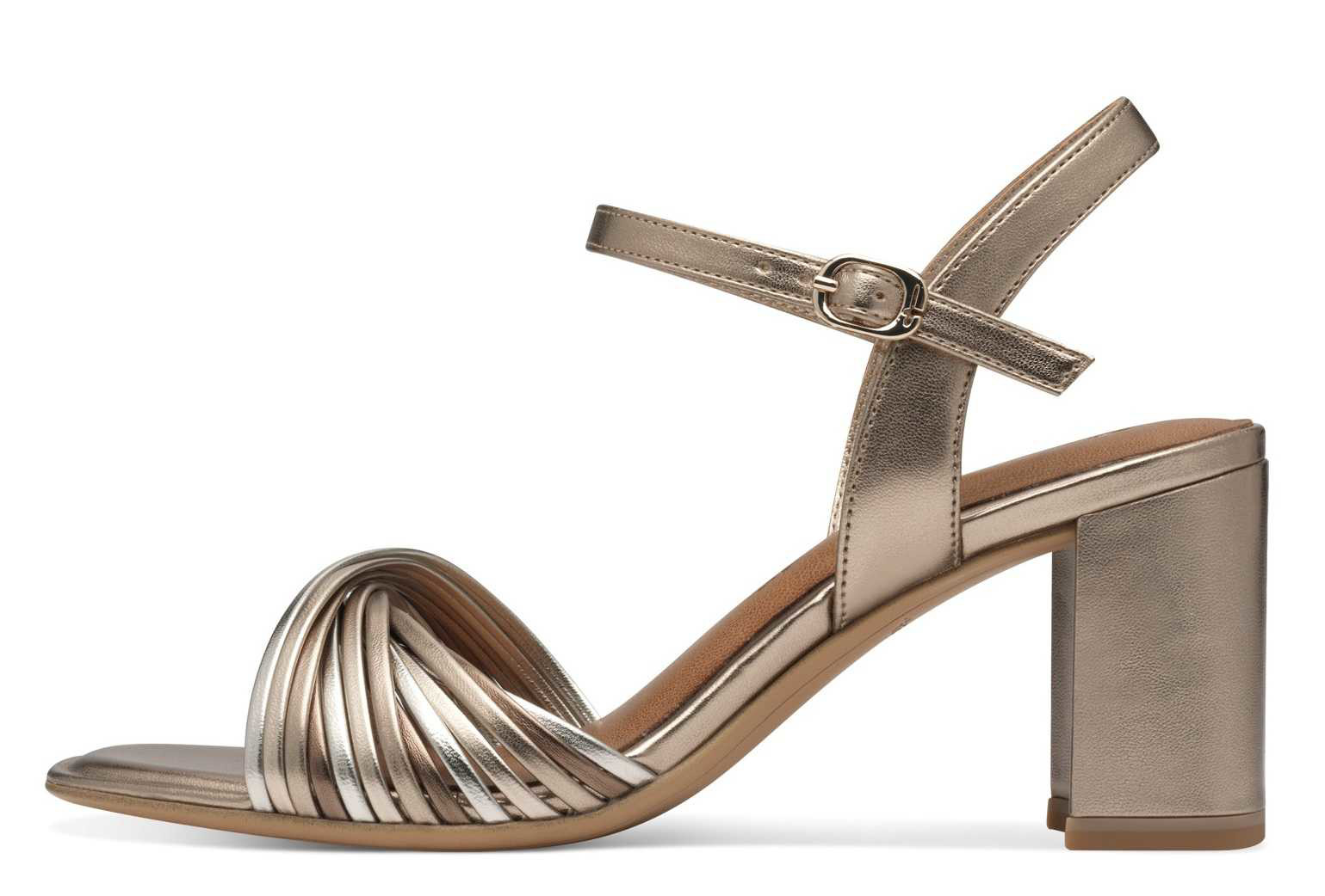 Tamaris 1-28324-42-988 Dámské sandály na podpatku bronzové 36