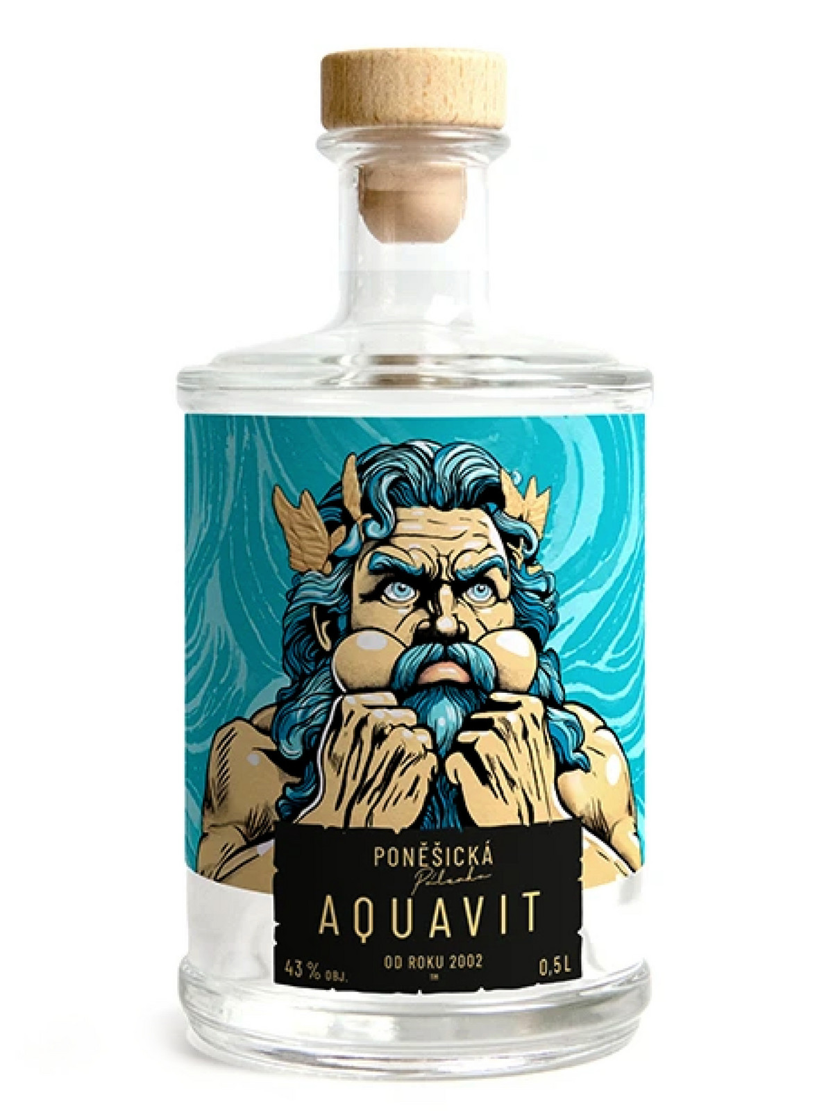 Lihovar Poněšice Poněšický AQUAVIT v2.0 43% 0,5l