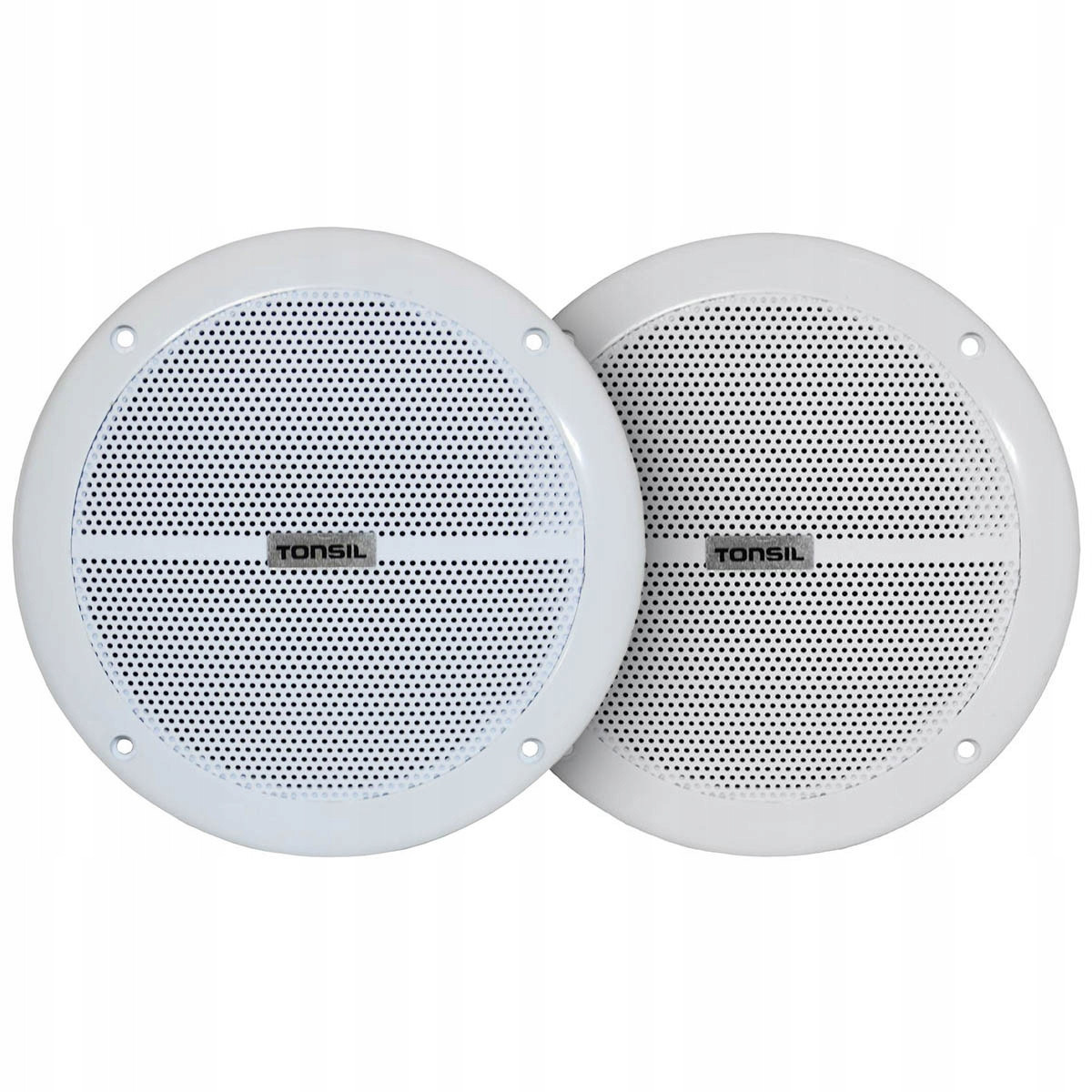 2 x Tonsil Stropní reproduktor Vnitřní Zgsu 16/2-DR bílý sada
