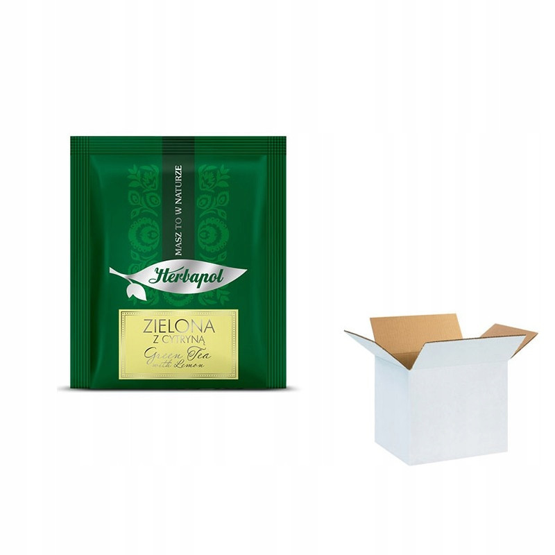 Čaj Herbapol Zelený s Citronem 2g x 1000 ks