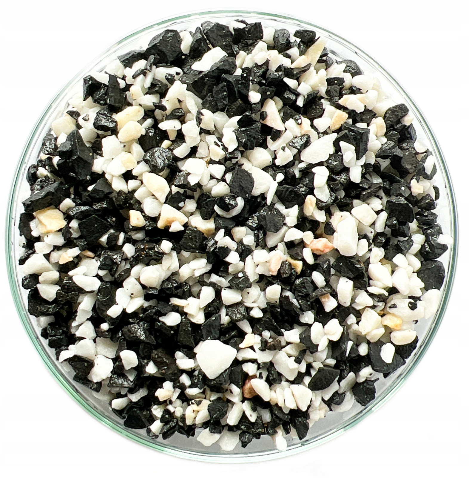 Stelivo Do Akvária Štěrk Bílo Černé 2-4 mm 30 Kg