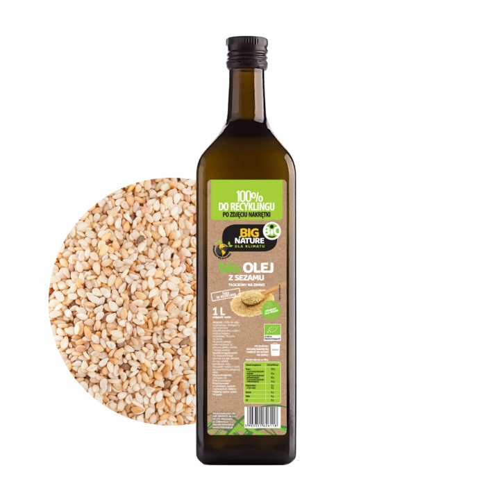 Sezamový olej Bio lisovaný za studena 1L Mixbrands