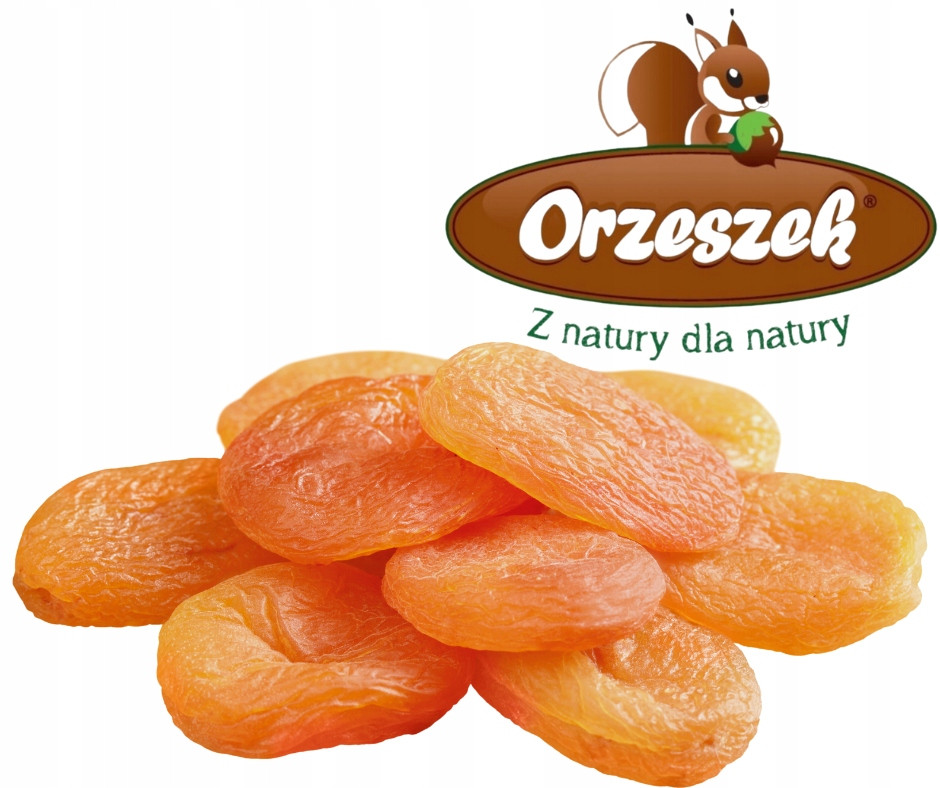 Sušené meruňky Orzeszek 2,5kg Svačinka Na Koláče Dezertů Masa