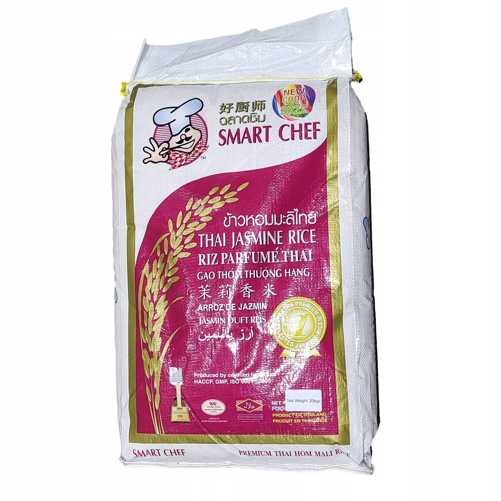 Thajská jasmínová rýže Thai Jasmine Rice Smart Chef 20 kg