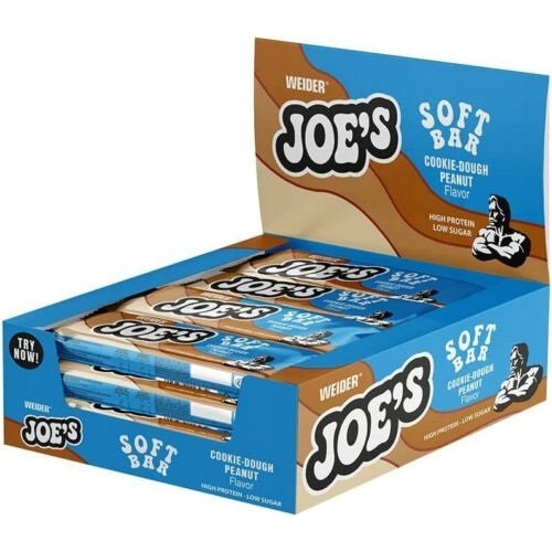 Joe's Soft Bar Weider 12 x 50 g arašídové sušenky
