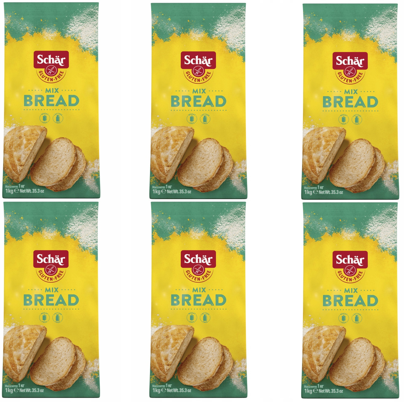 Schar Mix B Bread pro pečení chleba bez lepku x6