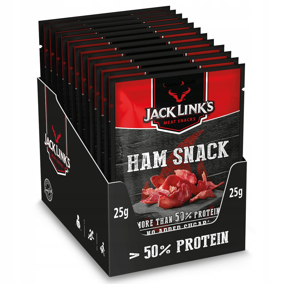 Jack Links Sušená šunka Ham Snack 12 x 25 g