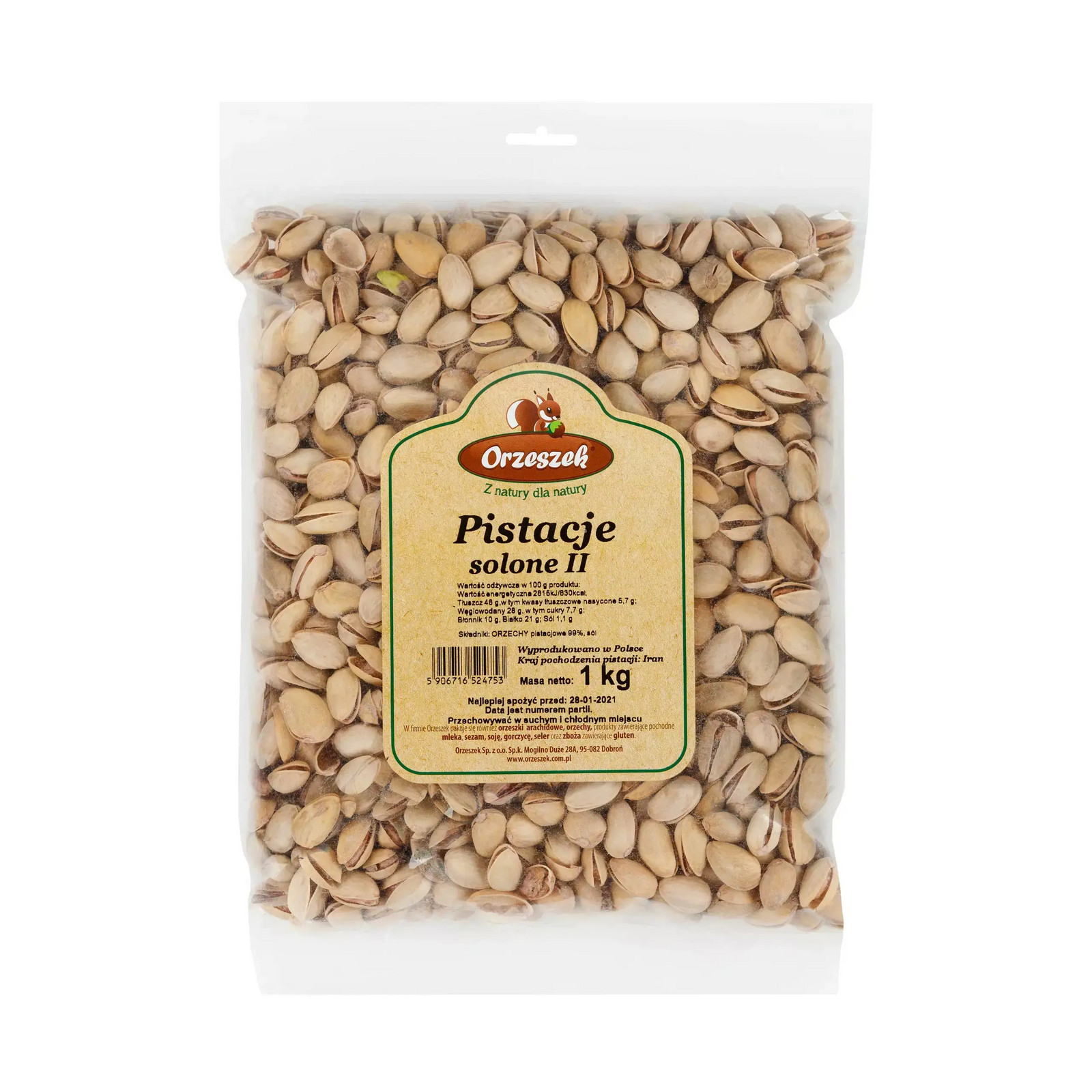 Pistácie Orzeszek 1 kg