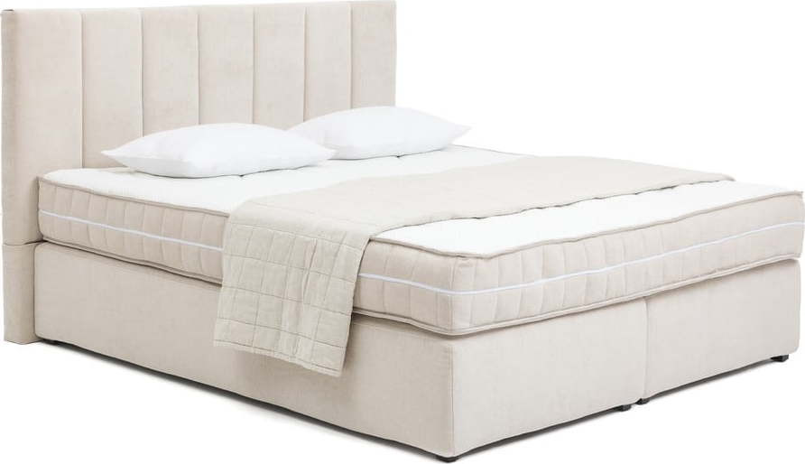 Béžová boxspring postel 180x200 cm Olia Bold Line – Bonami Selection