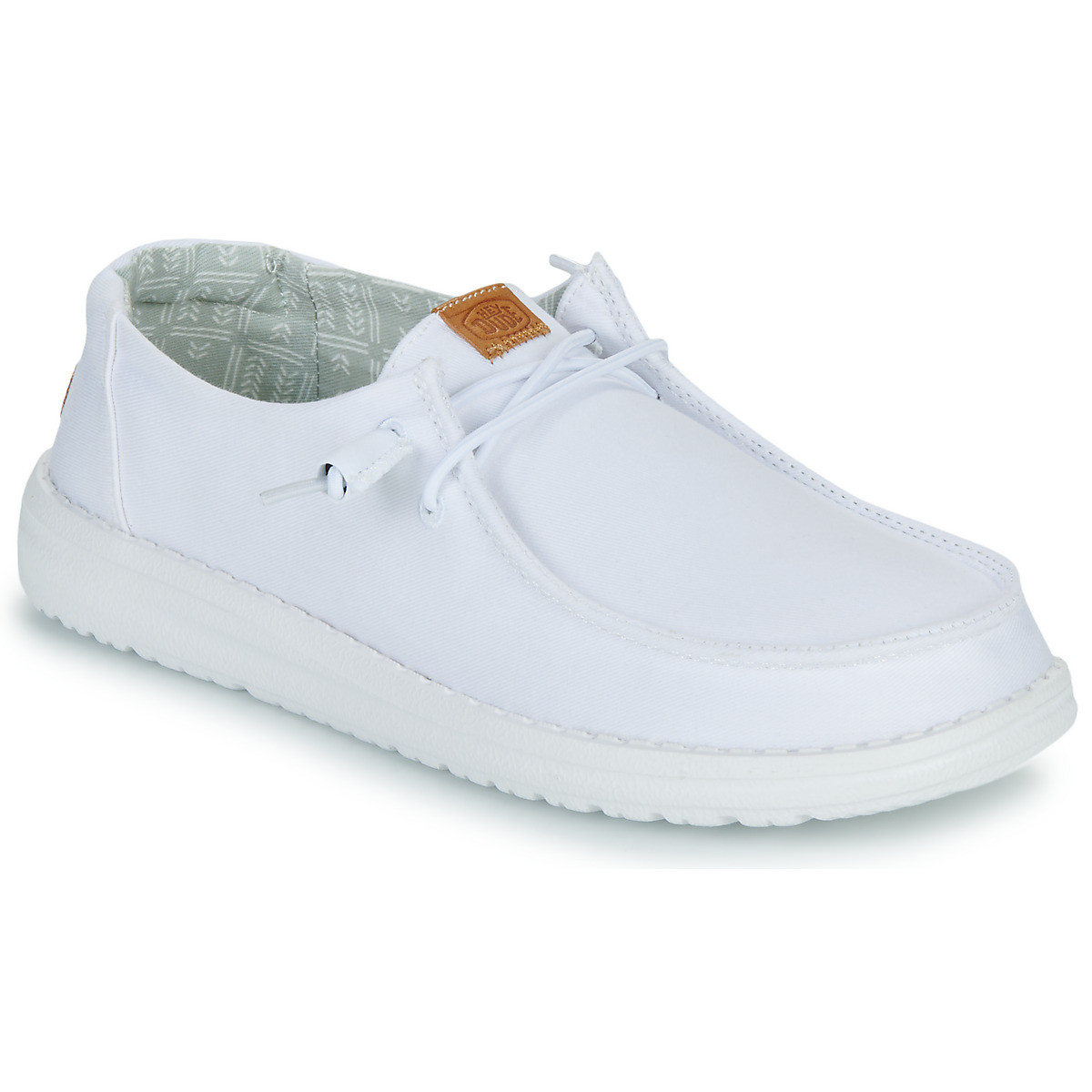 HEYDUDE  Wendy Stretch Canvas  Bílá