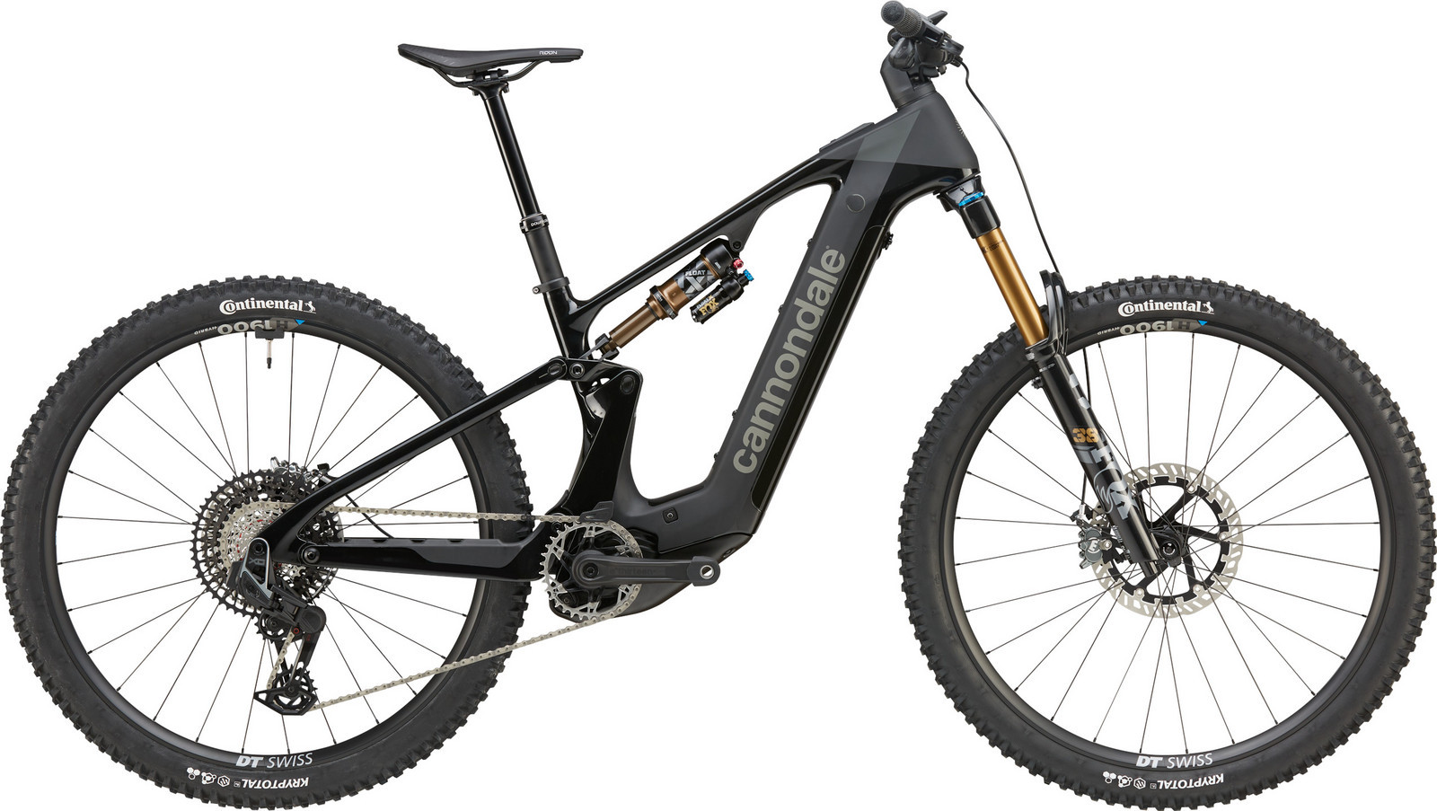 Celoodpružené elektrokolo Cannondale Moterra Carbon 1 - Matte Black Velikost: S