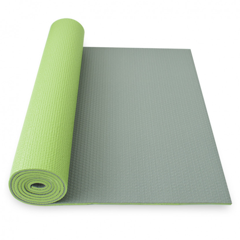 Karimatka Yate Yoga Mat dvouvrstvá - zelená-šedá