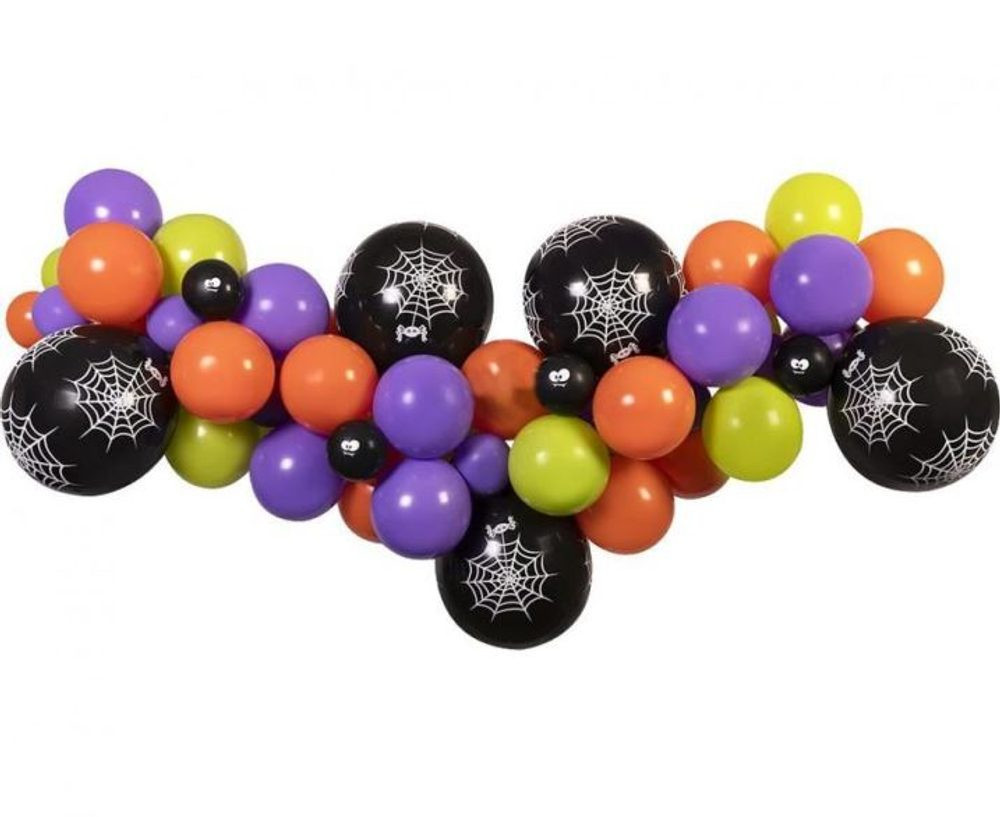 Balónková girlanda - Sada Halloween 300 cm - 65 ks - GoDan