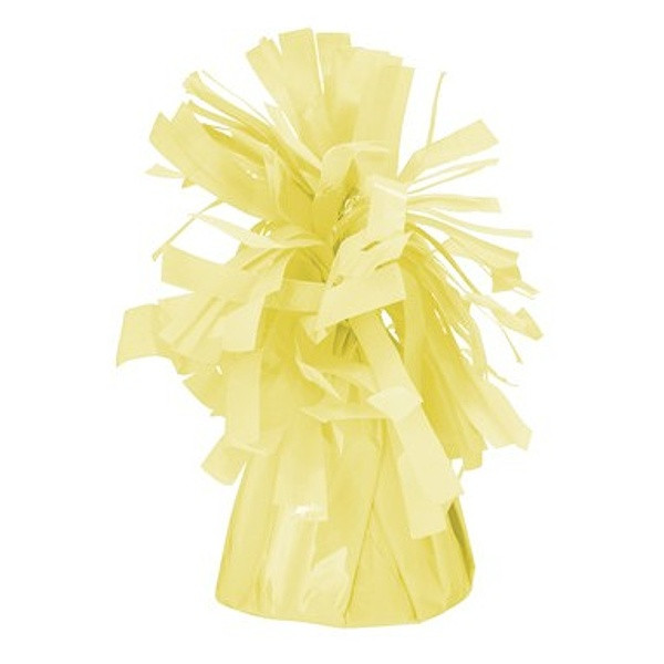 Těžítko na balónky světle žluté 1 ks