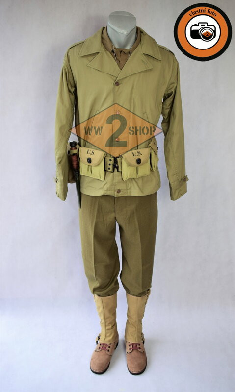US střelec Carbine- M37,M41, velikost blůzy M41 velikost: 36, velikost kalhot M37 velikost: 28, velikost košile M37 velikost: S