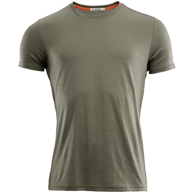 Aclima Pánské tričko Aclima Lightwool m Ranger green