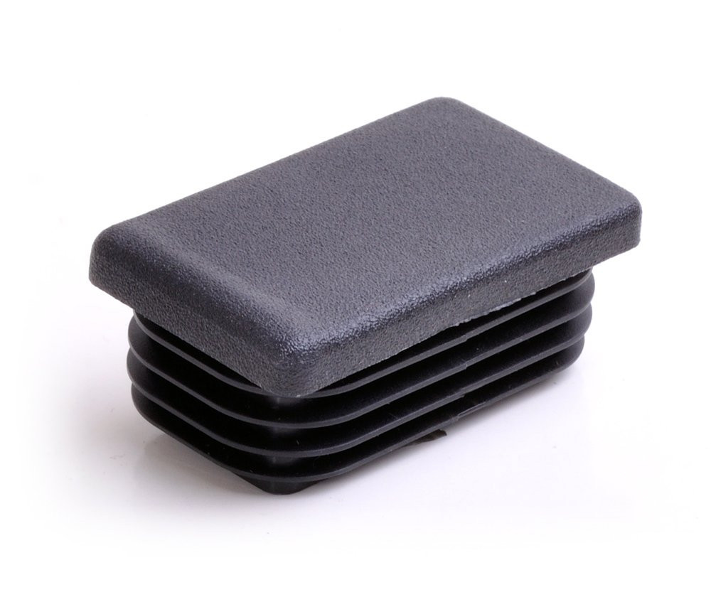 Záslepka do jeklu rovná černá - 150x100x1.5-4.5mm