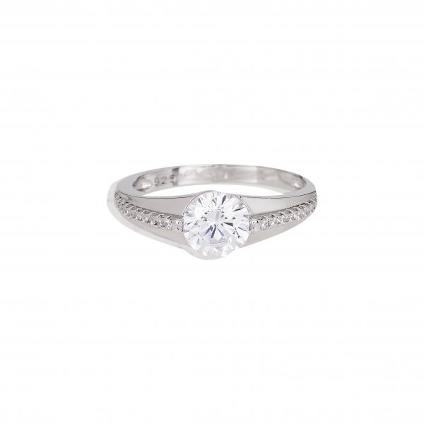 Prsten se syntetickým kamenem 123-386-2413 54