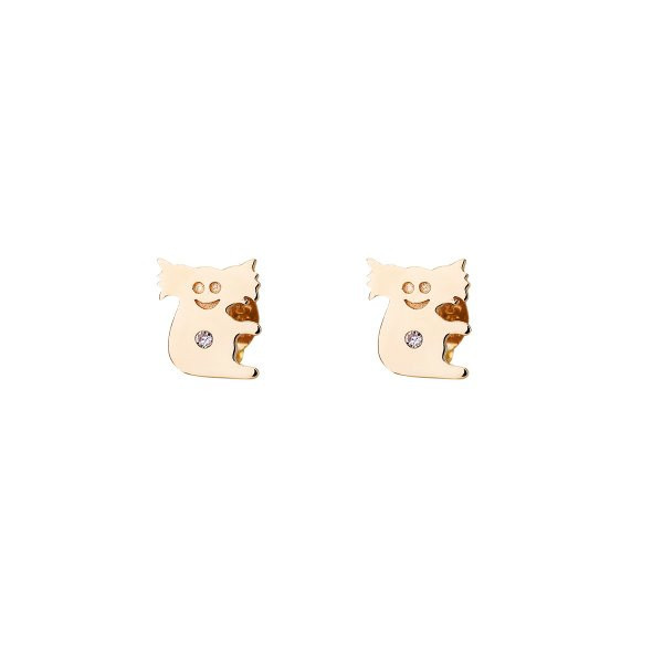 Náušnice se syntetickými kameny 236-185-001526 1.10g