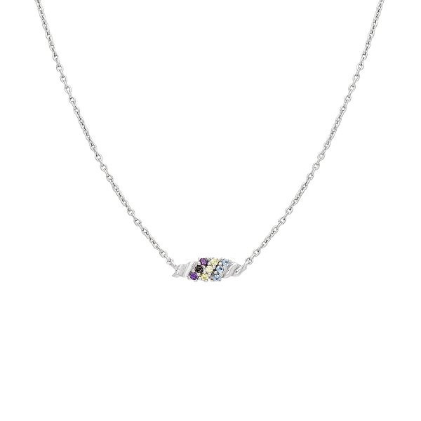 Náhrdelník se syntetickými kameny 176-393-002622-0000