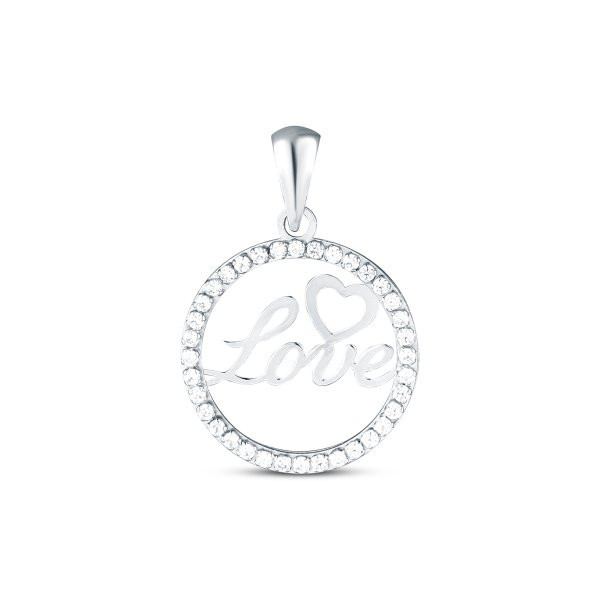 Přívěsek se syntetickými kameny 346-012-095467 0.55g