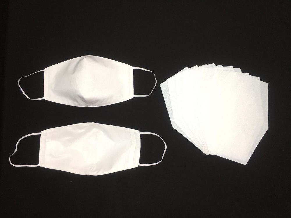 2G Lipov Bavlněná rouška s nanovláknem a kapsou + 10 ks filtrů - Dámská velikost