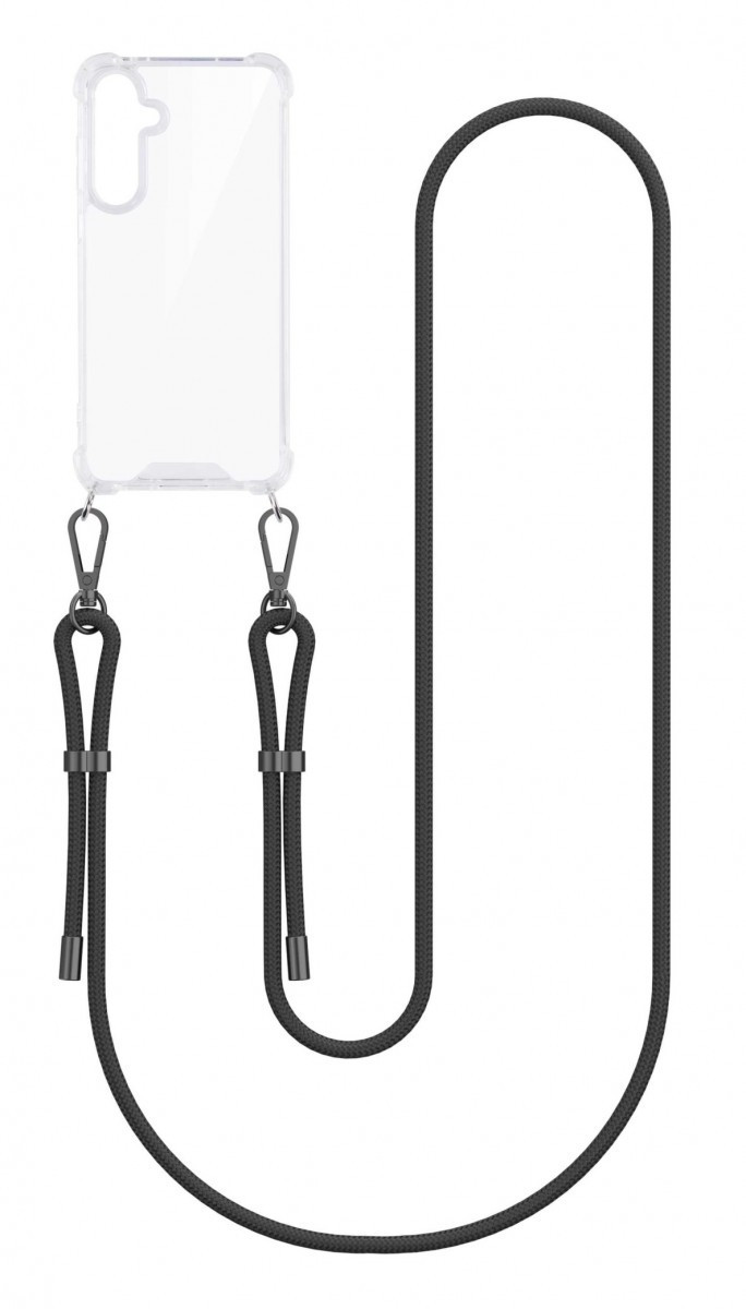 Kryt TopQ Armor Samsung A16 s černou šňůrkou průhledný 136076