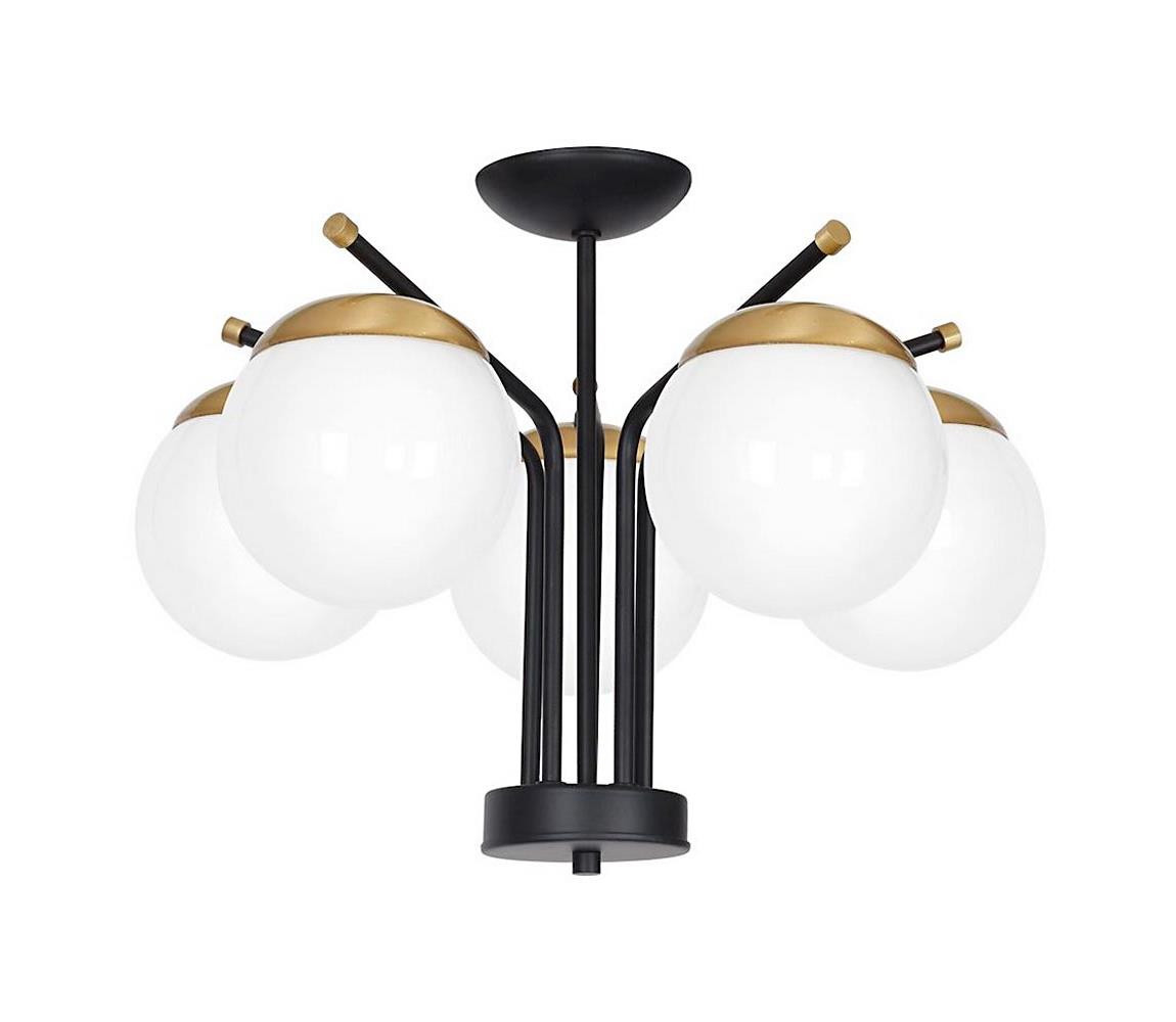 Lustr na tyči CARINA 5xE14/40W/230V černá