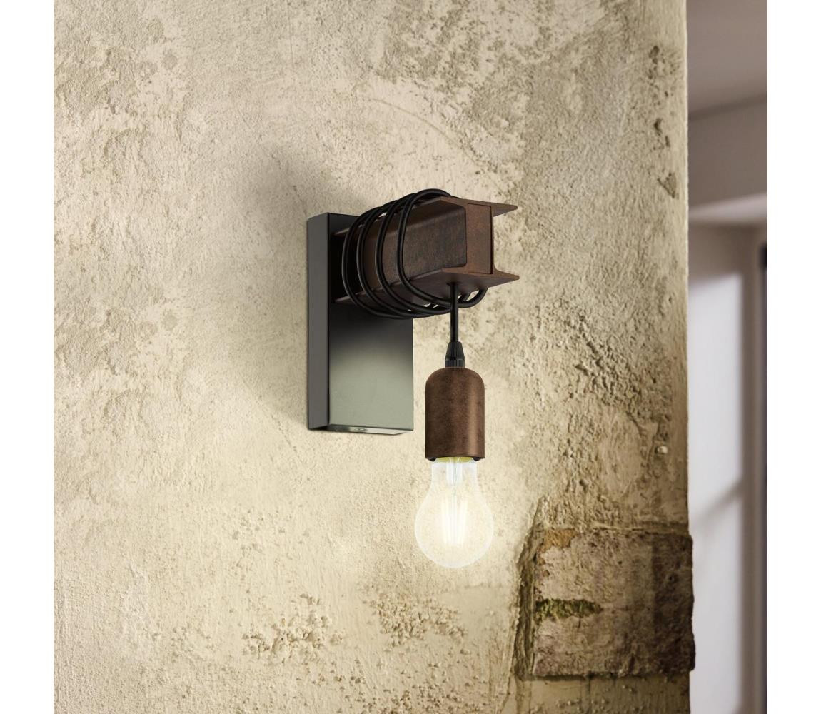 Eglo Eglo 43152 - Nástěnné svítidlo TOWNSHEND 1xE27/10W/230V