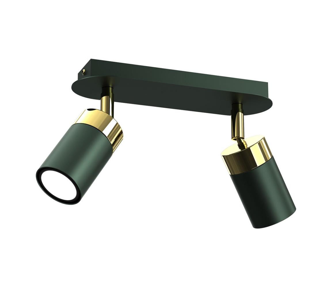 Bodové svítidlo JOKER 2xGU10/25W/230V zelená