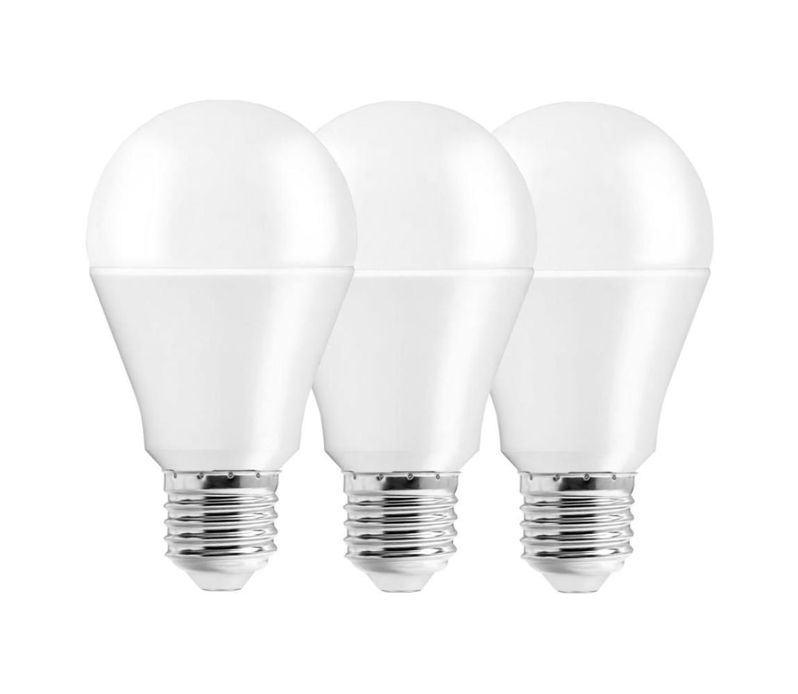 SADA 3x LED Žárovka A60 E27/10W/230V 3000K