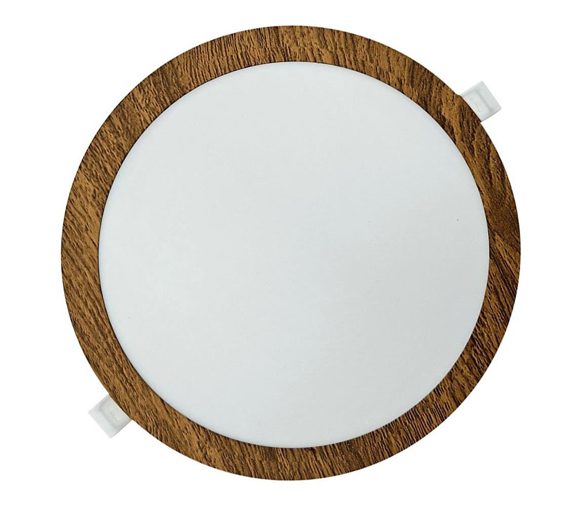 LED Podhledové svítidlo CIRCLE LED/24W/230V 4200K pr. 29,6 cm hnědá