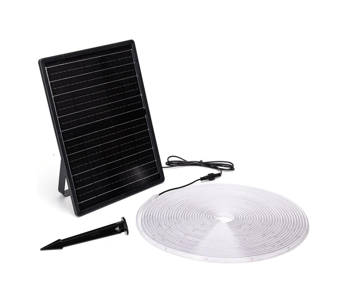 B.V.  - LED Stmívatelný solární pásek LED/20W/3,2V 20 m 2700K IP65 + DO