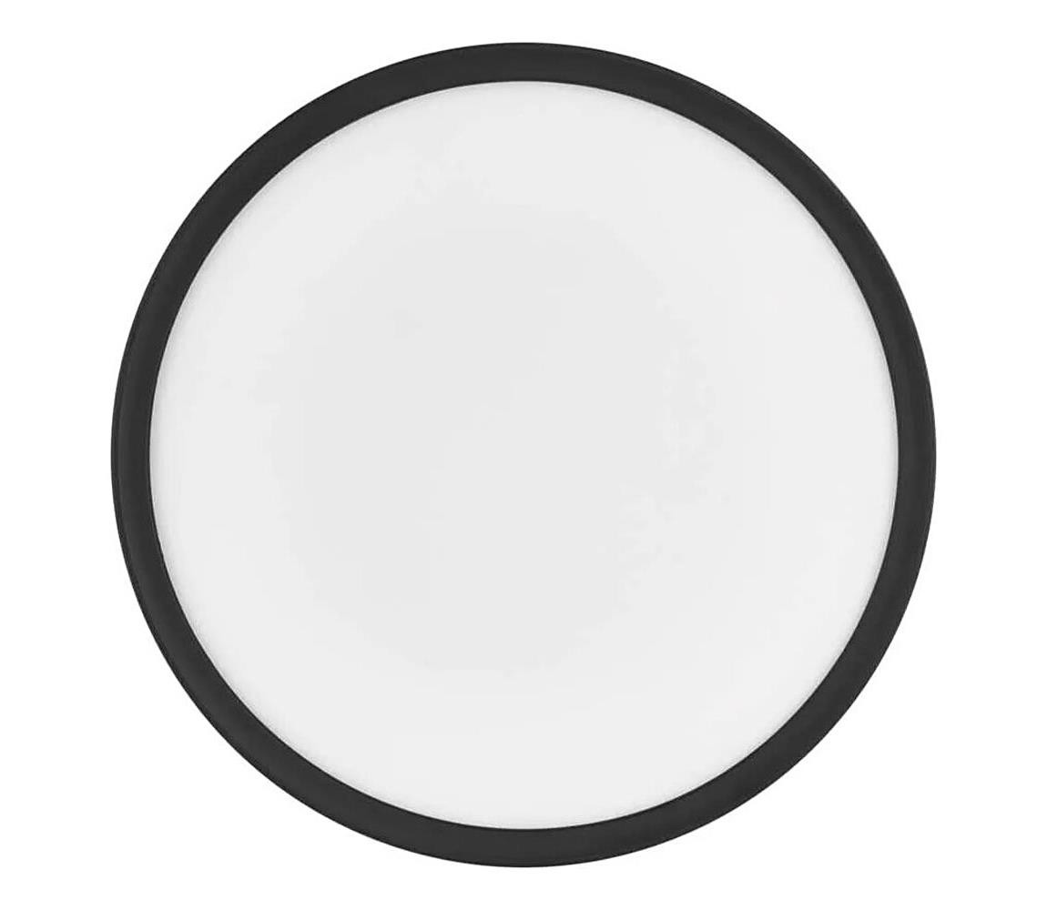 LED Stropní svítidlo FLORI LED/18W/230V 4000K černá pr. 29 cm