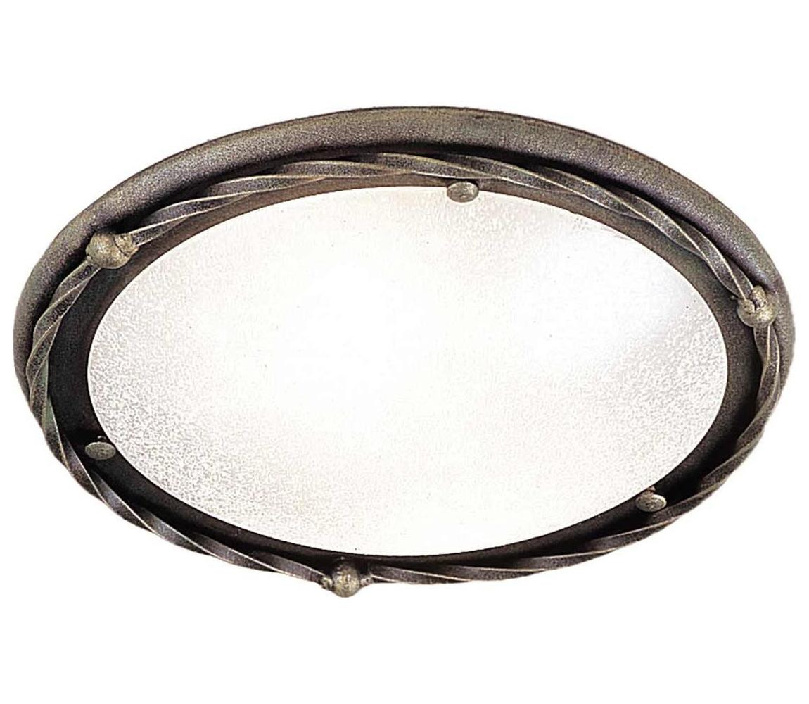 Elstead Elstead PB-F-B-BLK-GOLD - Stropní svítidlo PEMBROKE 1xE27/60W/230V mosaz