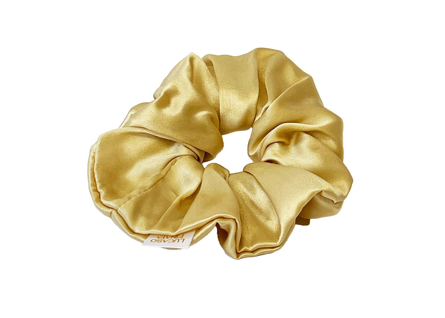 Lucaso Finata Hedvábná gumička do vlasů - Royal Gold