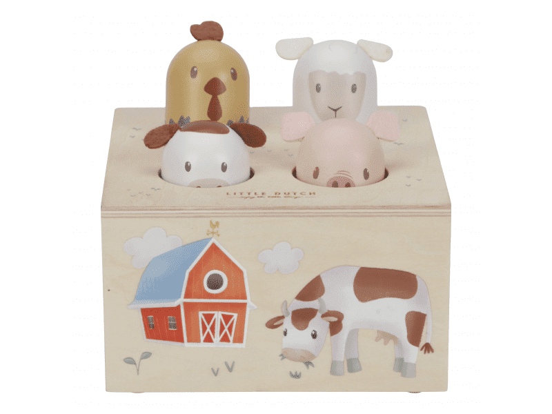 Little Dutch Vyskakovací zvířátka se zvuky Farma
