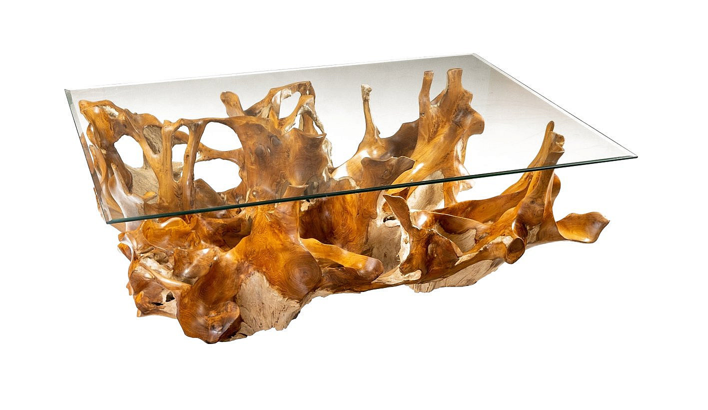 DEOKORK Teakový stolek BRANCH XXX