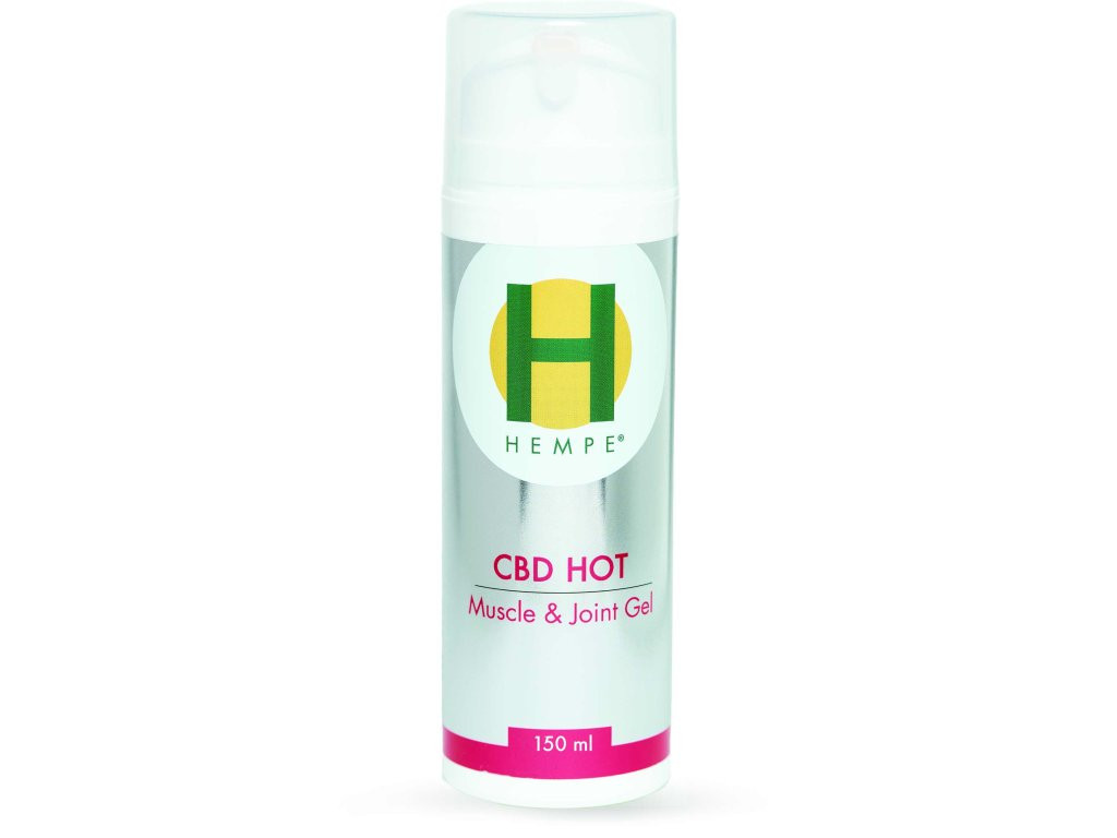 Hřejivý gel HEMPE CBD HOT Muscle & Joint Gel 150ml