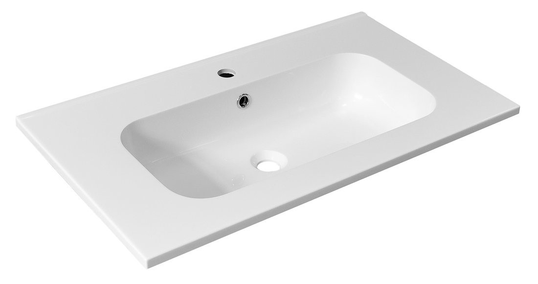 Sapho SIDRA umyvadlo, litý mramor, 81x46cm, bílá