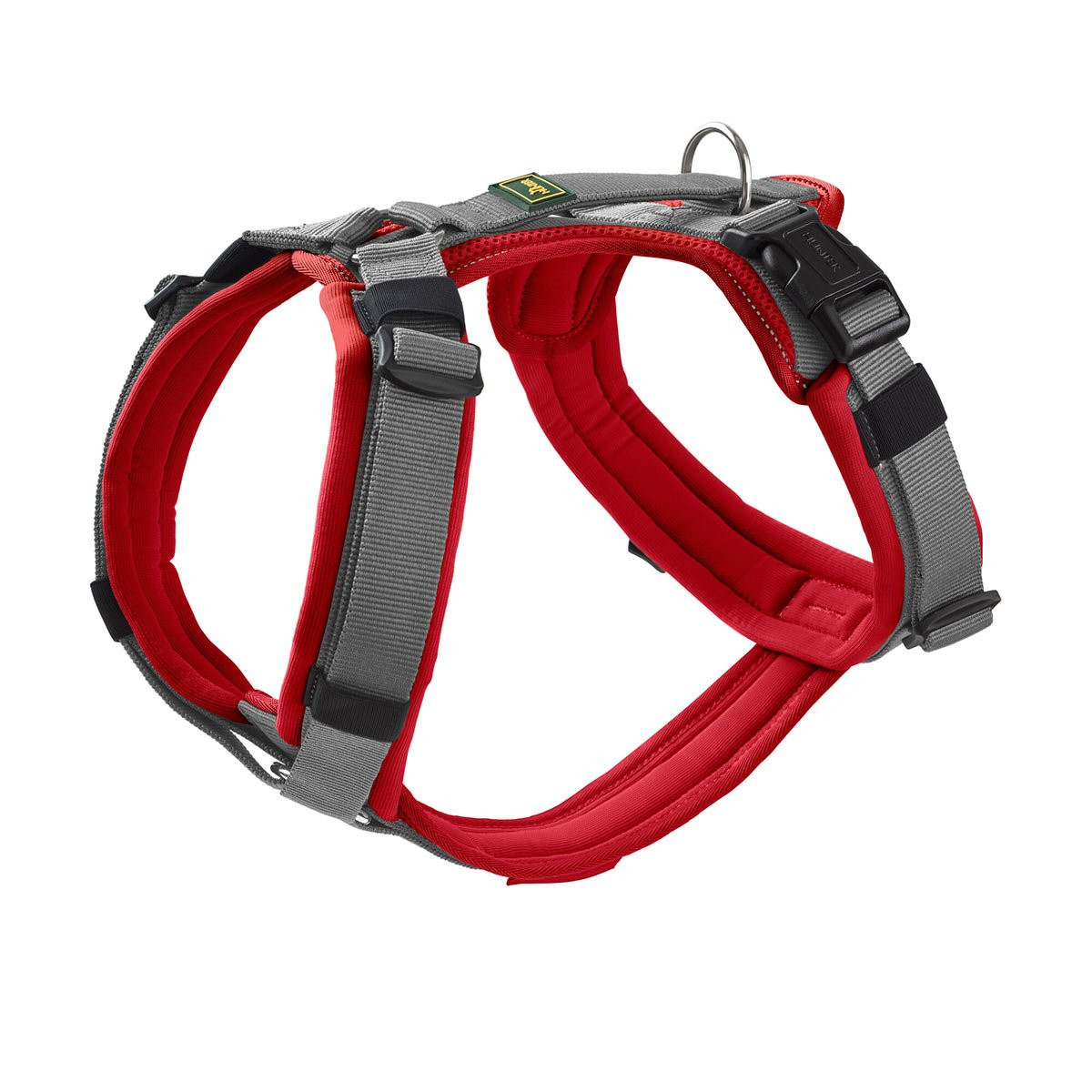 Hunter postroj Maldon Up červený/šedý 60-91/M-L