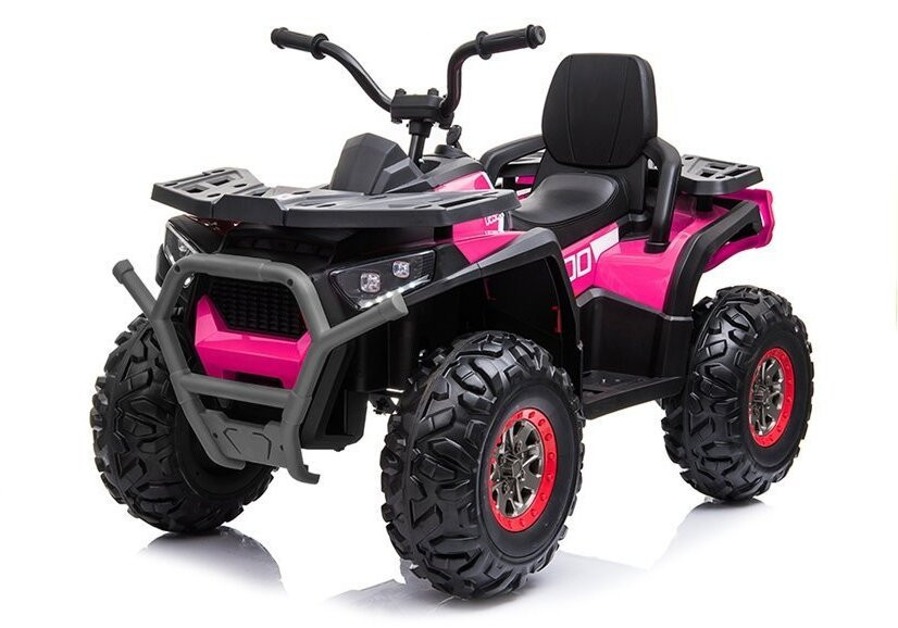 mamido Dětská elektrická čtyřkolka XMX607 4x4 lakovaná růžová