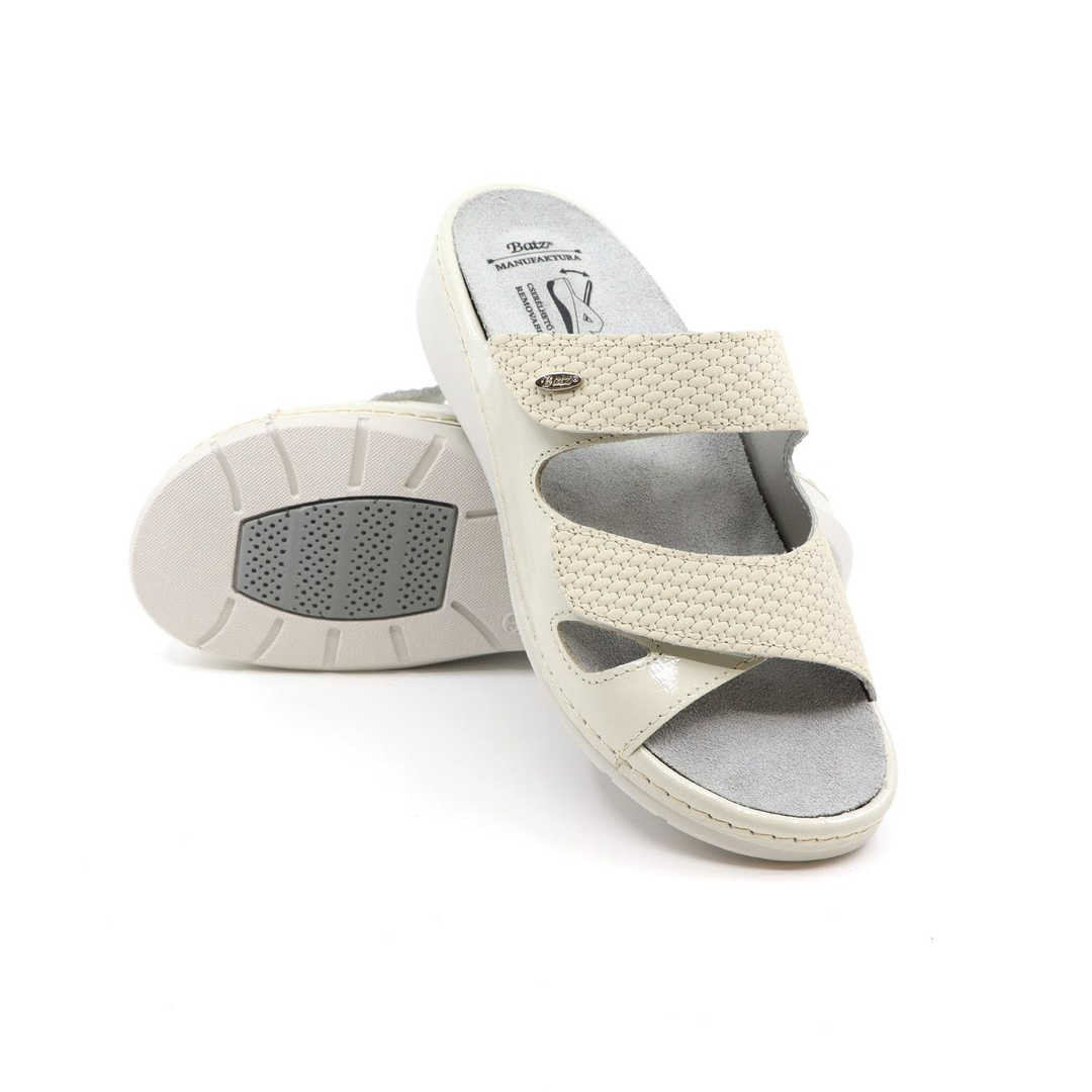 Batz Sorrento white Dámské zdravotní pantofle 37