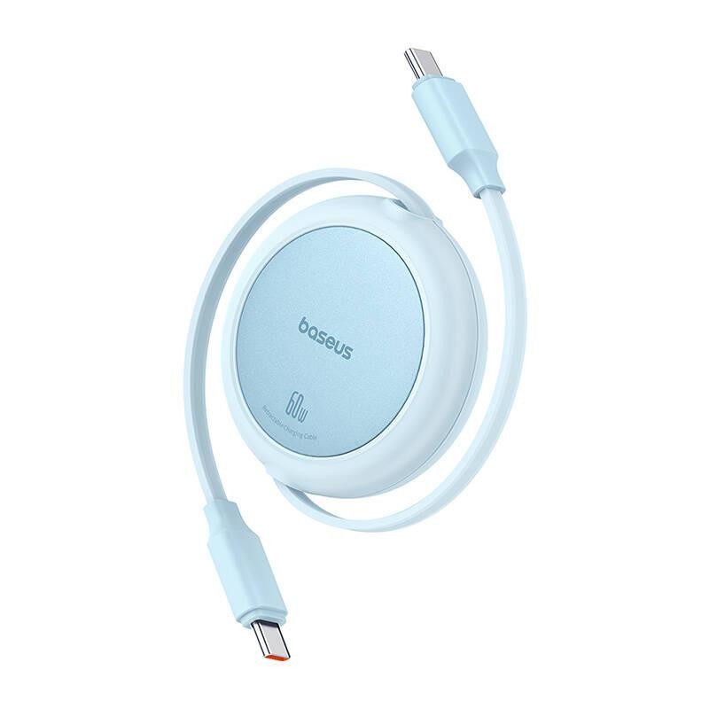 USB kabel Baseus Free2Pull Mini USB-C na USB-C 60W, 1 m (modrý) 064648
