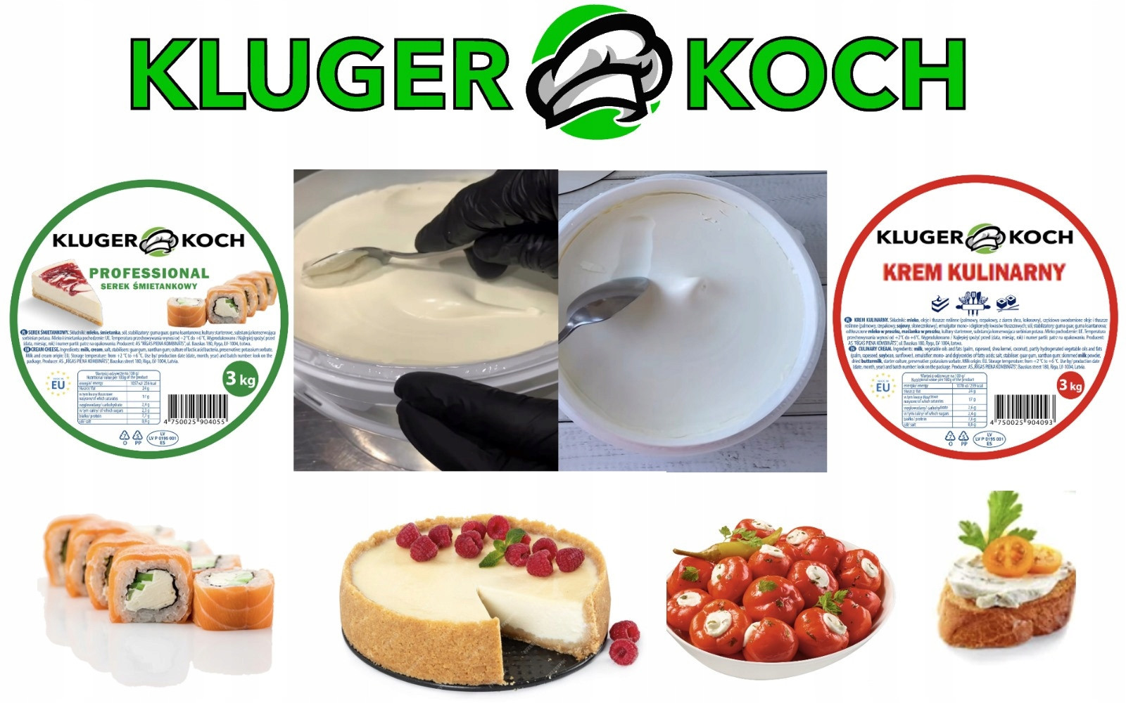 Smetanový sýr Cream cheese 3 kg Rasa Kluger Koch