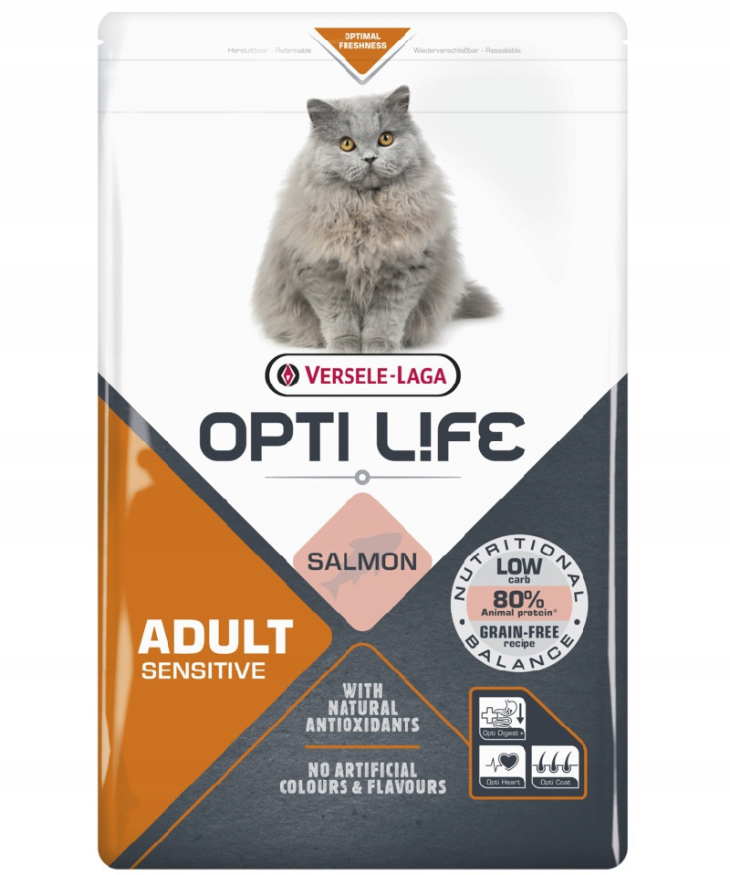 Versele-laga Cat Sensitive 7,5 kg – krmivo pro citlivé dospělé kočky