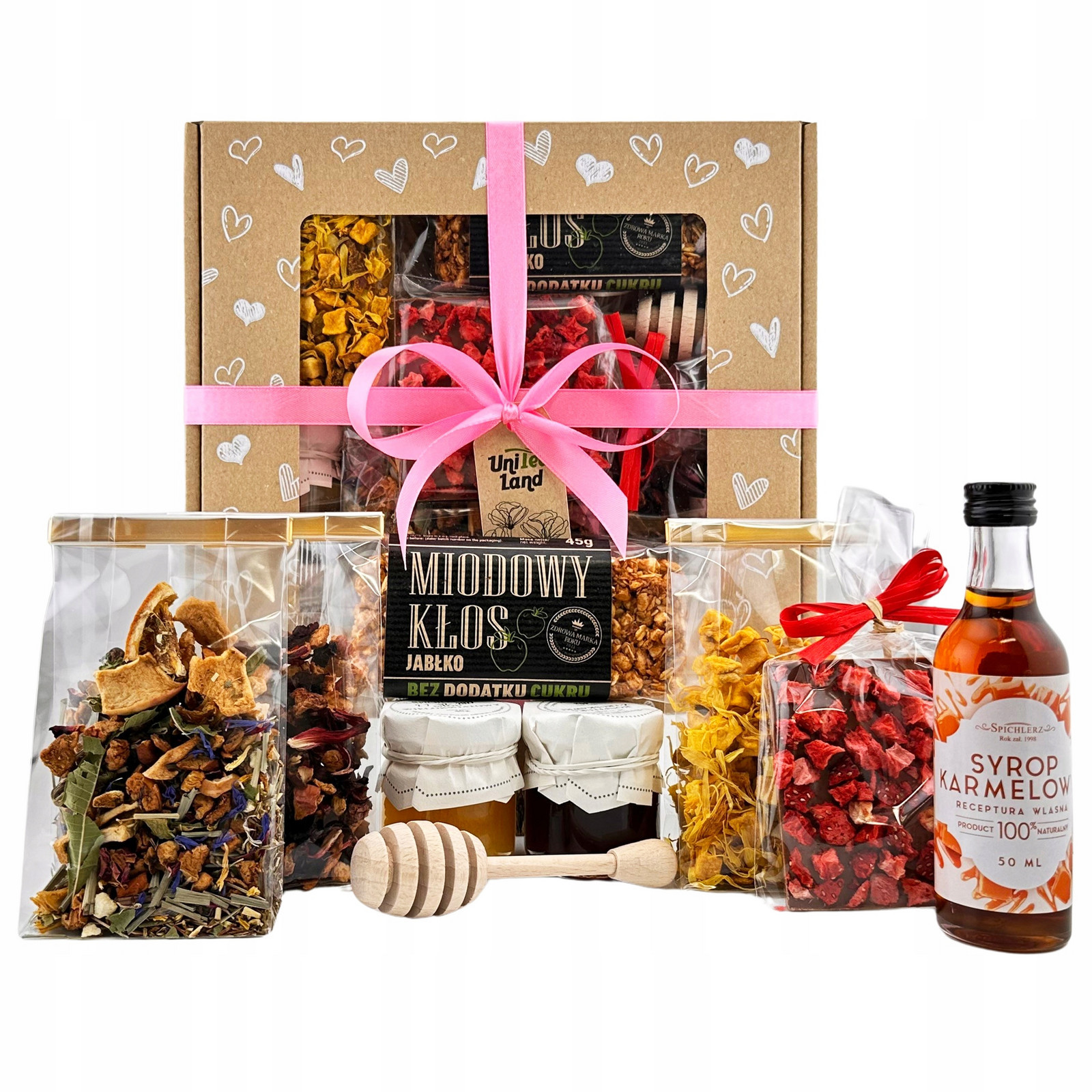 Koš na Dárek, Narozeninová Krabička na čaj, dárek pro maminku, učitele